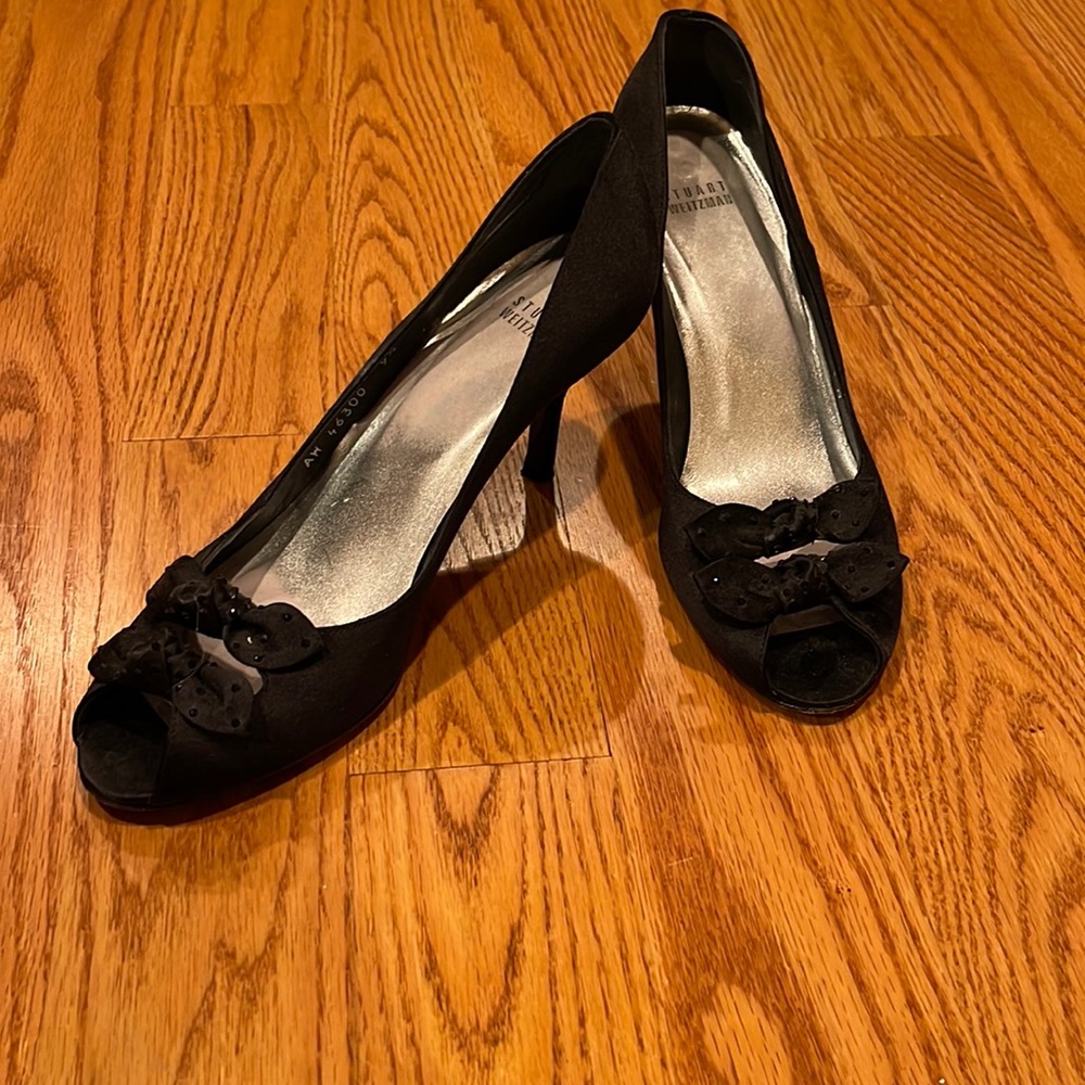 Stuart Weitzman Satin Heels